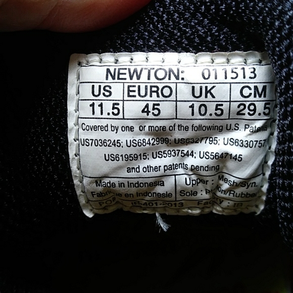 Newton Running Sir Isaac Sneaker Shoe 11.5 Red Silver Yellow - Picture 2 of 15